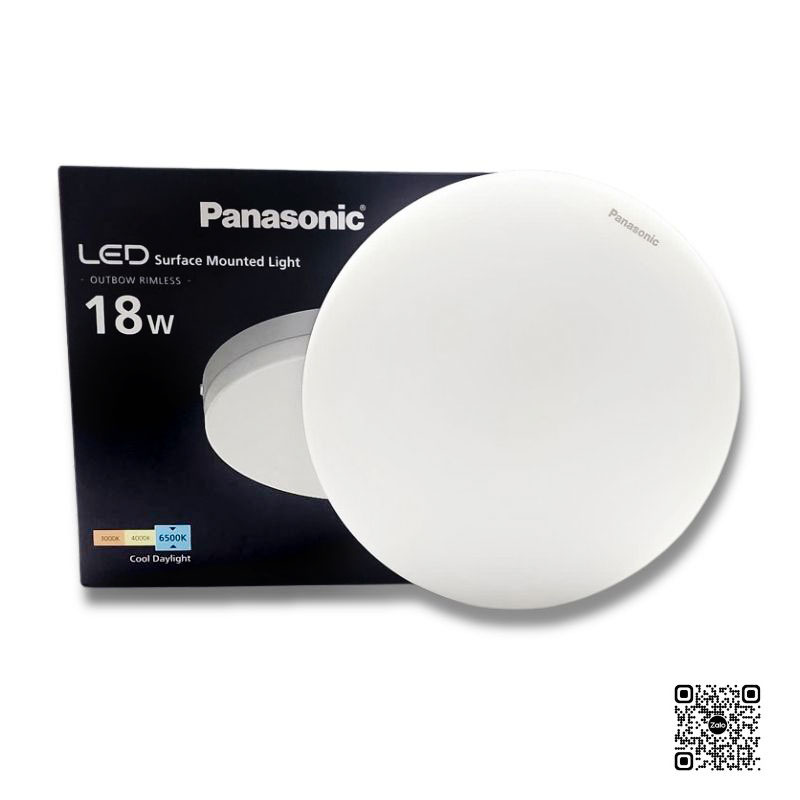 Panasonic - Đèn Ốp Trần Tràn Viền NNV50140WE1A 18W | Đơn Sắc